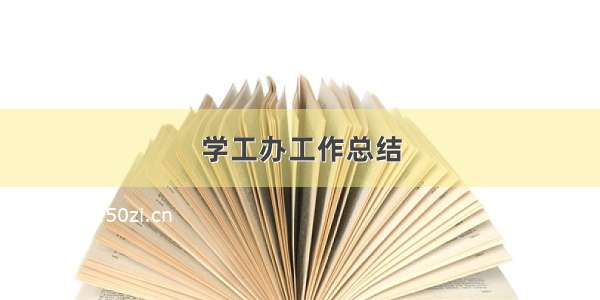 学工办工作总结