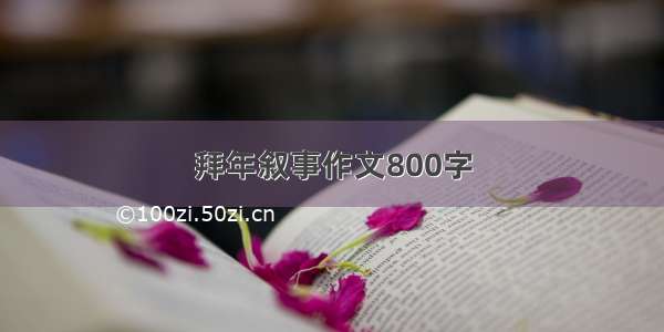 拜年叙事作文800字