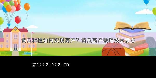 黄瓜种植如何实现高产？黄瓜高产栽培技术要点