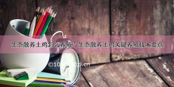 生态散养土鸡怎么养殖？生态散养土鸡关键养殖技术要点