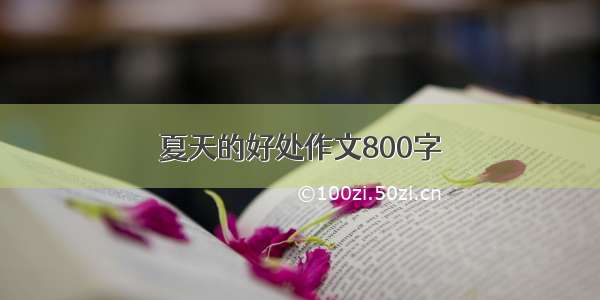 夏天的好处作文800字