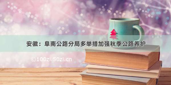 安徽：阜南公路分局多举措加强秋季公路养护