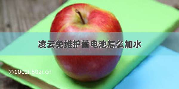 凌云免维护蓄电池怎么加水