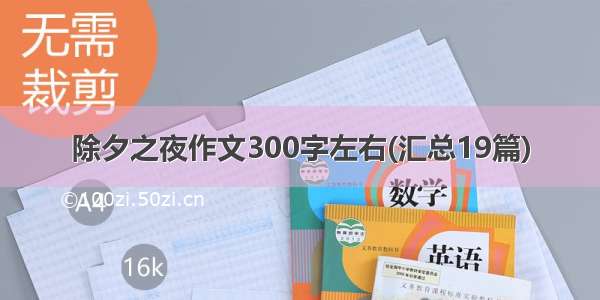 除夕之夜作文300字左右(汇总19篇)