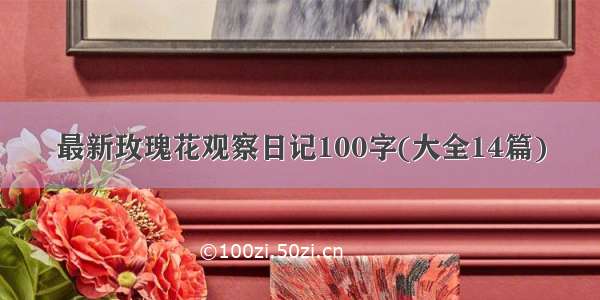 最新玫瑰花观察日记100字(大全14篇)