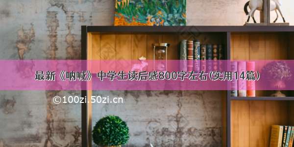 最新《呐喊》中学生读后感800字左右(实用14篇)