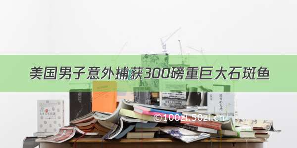 美国男子意外捕获300磅重巨大石斑鱼