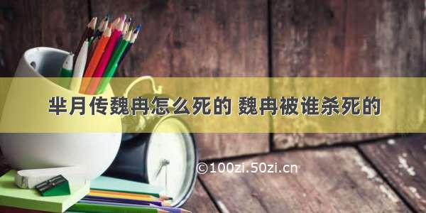 芈月传魏冉怎么死的 魏冉被谁杀死的