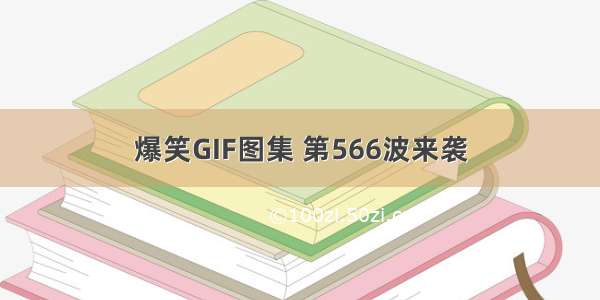 爆笑GIF图集 第566波来袭