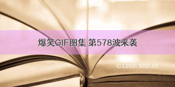 爆笑GIF图集 第578波来袭