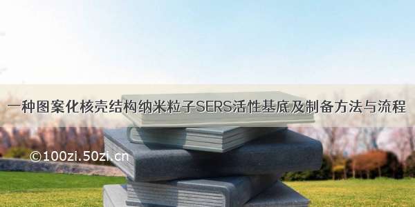 一种图案化核壳结构纳米粒子SERS活性基底及制备方法与流程