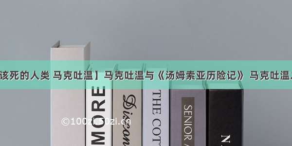 【该死的人类 马克吐温】马克吐温与《汤姆索亚历险记》 马克吐温之死