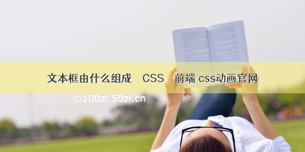 文本框由什么组成 – CSS – 前端 css动画官网