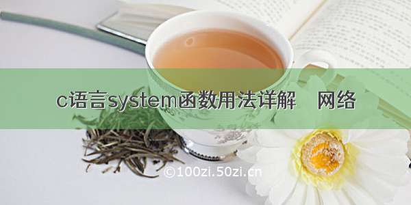 c语言system函数用法详解 – 网络