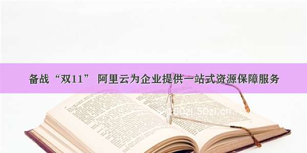 备战“双11” 阿里云为企业提供一站式资源保障服务