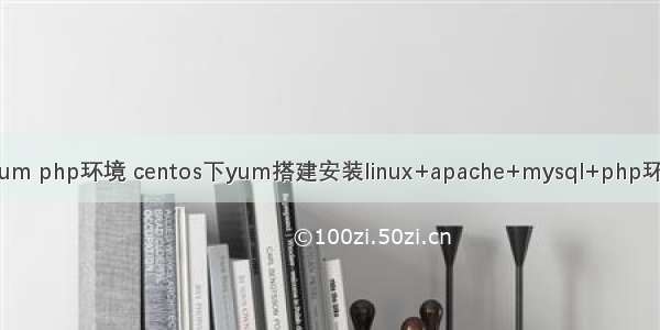 linux yum php环境 centos下yum搭建安装linux+apache+mysql+php环境教程