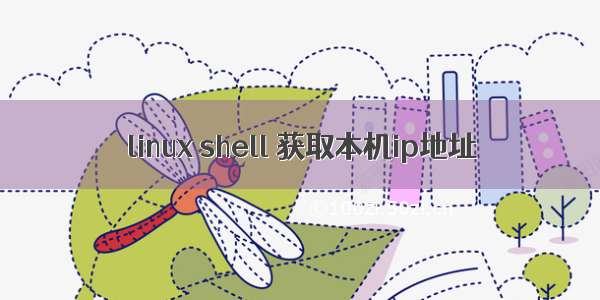 linux shell 获取本机ip地址