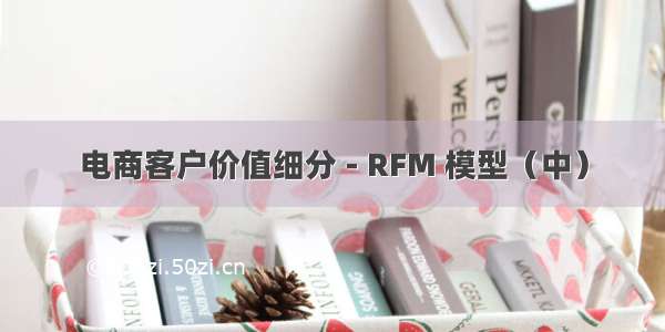 电商客户价值细分 - RFM 模型（中）