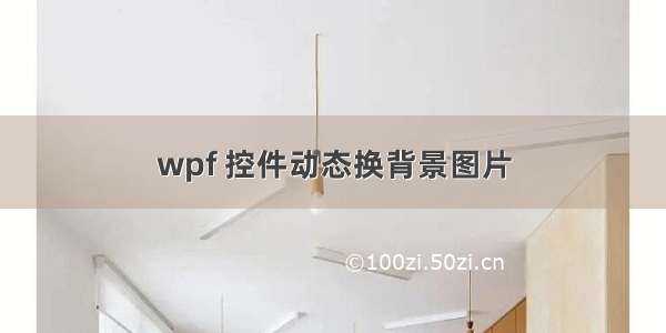 wpf 控件动态换背景图片