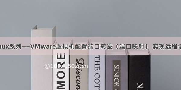 Linux系列——VMware虚拟机配置端口转发（端口映射） 实现远程访问