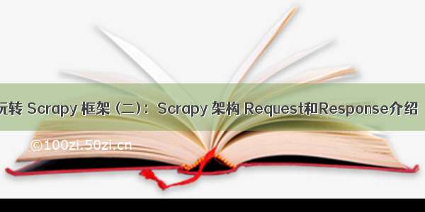 玩转 Scrapy 框架 (二)：Scrapy 架构 Request和Response介绍