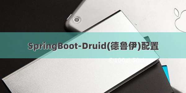 SpringBoot-Druid(德鲁伊)配置