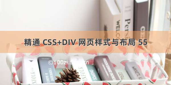 精通 CSS+DIV 网页样式与布局 55