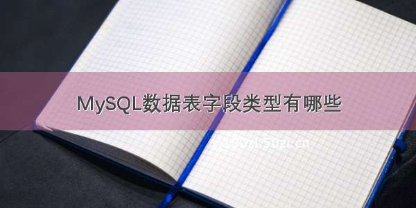 MySQL数据表字段类型有哪些