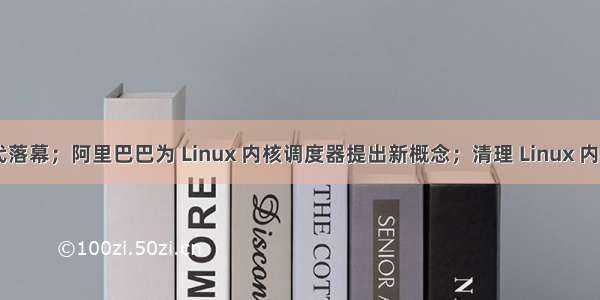 黑莓手机时代落幕；阿里巴巴为 Linux 内核调度器提出新概念；清理 Linux 内核&ldquo;依