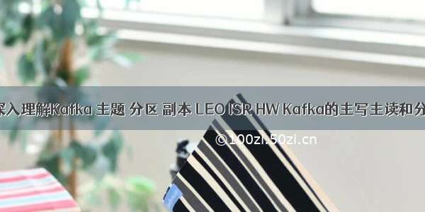 Kafka系列之：深入理解Kafka 主题 分区 副本 LEO ISR HW Kafka的主写主读和分区leader选举