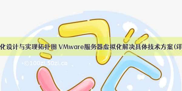 服务器虚拟化设计与实现拓扑图 VMware服务器虚拟化解决具体技术方案(详细).doc...