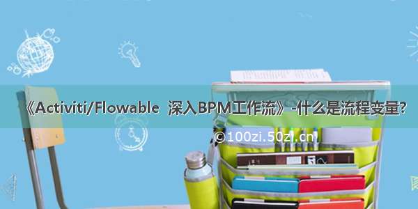 《Activiti/Flowable  深入BPM工作流》-什么是流程变量?