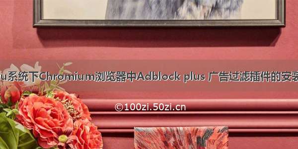 Ubuntu系统下Chromium浏览器中Adblock plus 广告过滤插件的安装及配置