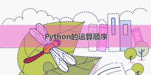 Python的运算顺序