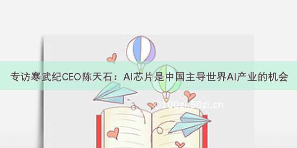 专访寒武纪CEO陈天石：AI芯片是中国主导世界AI产业的机会