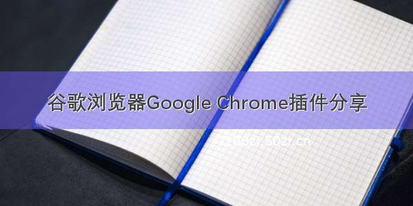 谷歌浏览器Google Chrome插件分享