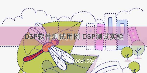 DSP软件测试用例 DSP测试实验