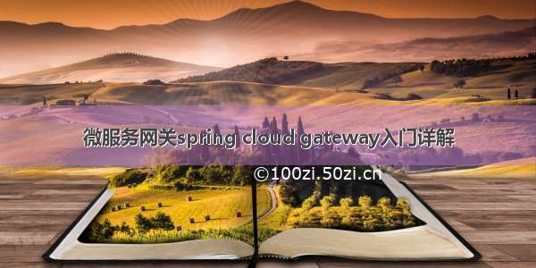 微服务网关spring cloud gateway入门详解