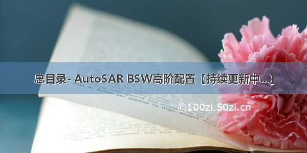 总目录- AutoSAR BSW高阶配置【持续更新中...】