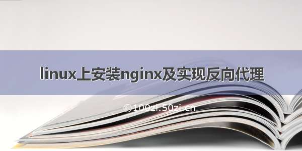 linux上安装nginx及实现反向代理