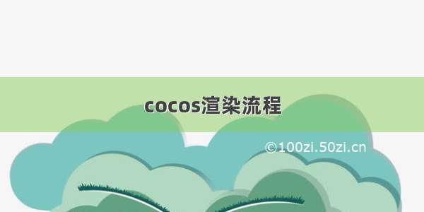 cocos渲染流程