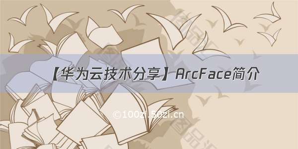 【华为云技术分享】ArcFace简介