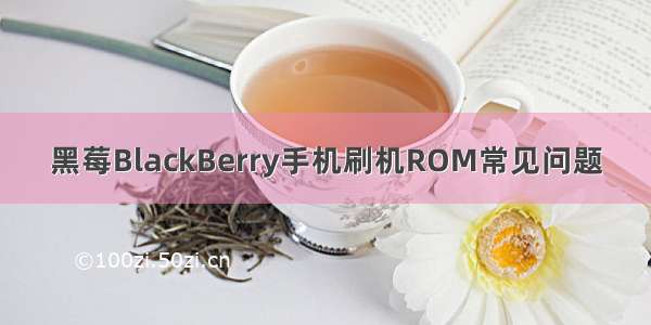 黑莓BlackBerry手机刷机ROM常见问题