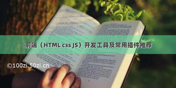 前端（HTML css JS）开发工具及常用插件推荐