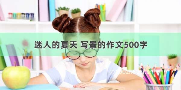 迷人的夏天 写景的作文500字