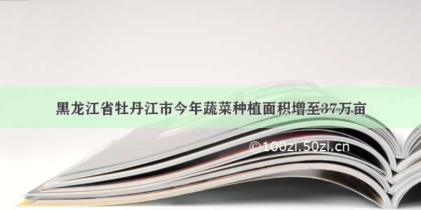 黑龙江省牡丹江市今年蔬菜种植面积增至37万亩