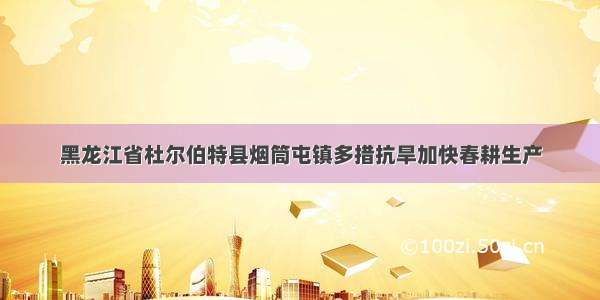 黑龙江省杜尔伯特县烟筒屯镇多措抗旱加快春耕生产