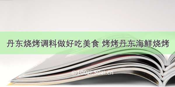 丹东烧烤调料做好吃美食 烤烤丹东海鲜烧烤