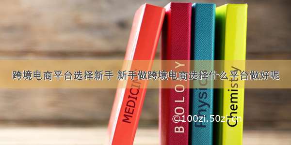 跨境电商平台选择新手 新手做跨境电商选择什么平台做好呢