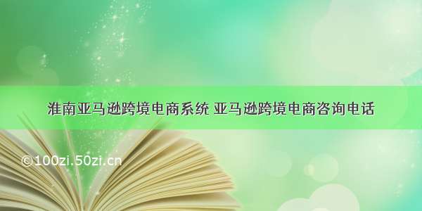 淮南亚马逊跨境电商系统 亚马逊跨境电商咨询电话